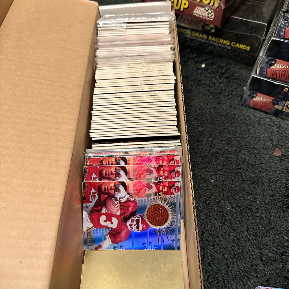 1996 Steve bono game ball trading cards